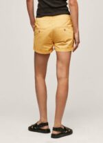 žene sjaj standardne pamučne kratke hlače Pepe Jeans JZ8H518 - Slika 4