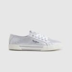 žene srebro brady party basic tenisice Pepe Jeans JZ8H626