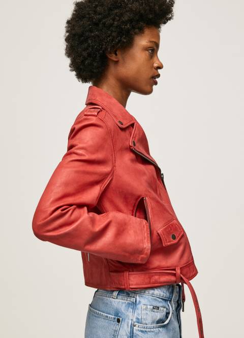 zene_studio_crvena_janjeca_kozna_biciklisticka_jakna_pepe_jeans_jz8h105.jpg žene studio crvena janjeća kožna biciklistička jakna Pepe Jeans JZ8H105 - Slika 1