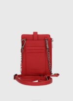žene studio crvena karirana mobilna torba Pepe Jeans JZ8H728 - Slika 2