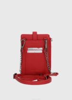 žene studio crvena karirana mobilna torba Pepe Jeans JZ8H728 - Slika 5