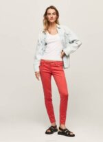 žene studio crvena klasične uske hlače Pepe Jeans JZ8H315