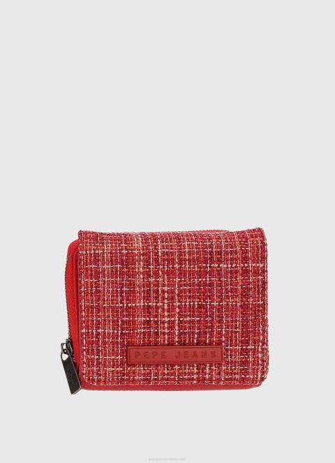 zene_studio_crvena_kockasti_novcanik_pepe_jeans_jz8h729.jpg žene studio crvena kockasti novčanik Pepe Jeans JZ8H729 - Slika 1
