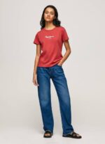 žene studio crvena majica s printom Pepe Jeans JZ8H456 - Slika 2