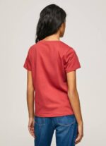 žene studio crvena majica s printom Pepe Jeans JZ8H456 - Slika 4