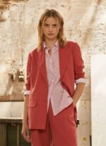 žene studio crvena opušteni laneni blejzer Pepe Jeans JZ8H109