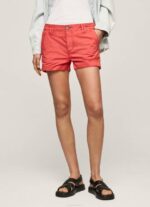 žene studio crvena standardne pamučne kratke hlače Pepe Jeans JZ8H519 - Slika 2
