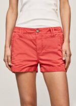 žene studio crvena standardne pamučne kratke hlače Pepe Jeans JZ8H519 - Slika 3