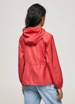 žene studio crvena vjetrovka s kapuljačom Pepe Jeans JZ8H129 - Slika 4
