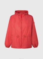 žene studio crvena vjetrovka s kapuljačom Pepe Jeans JZ8H129 - Slika 5