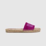 žene svijetla šljiva siva berry kožne sandale Pepe Jeans JZ8H680