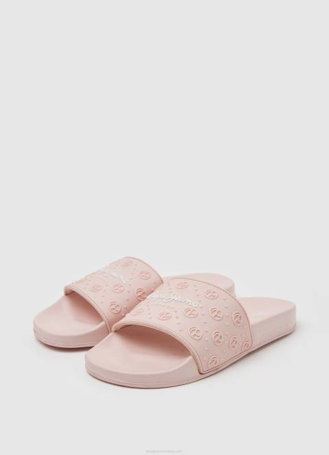 žene svijetloružičasta slider obične japanke za plažu Pepe Jeans JZ8H689 - Slika 3