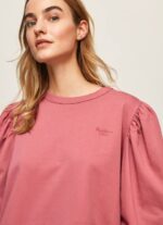 žene tamno rumenilo pamučni džemper s izvezenim logotipom Pepe Jeans JZ8H278 - Slika 3