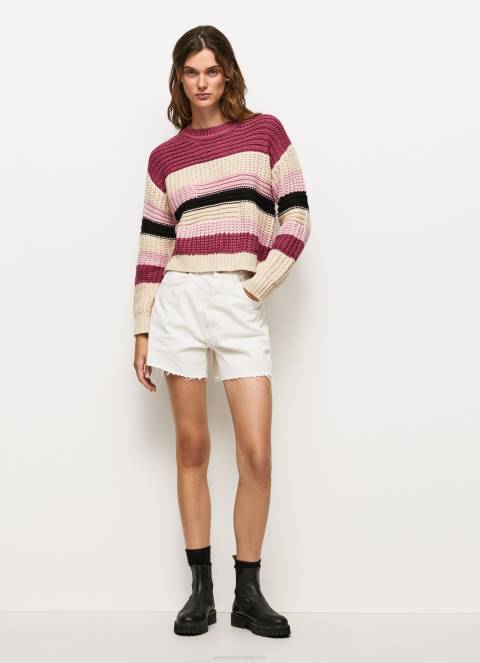 zene_tamno_rumenilo_prugasti_dres_s_okruglim_izrezom_pepe_jeans_jz8h262.jpg žene tamno rumenilo prugasti dres s okruglim izrezom Pepe Jeans JZ8H262 - Slika 1