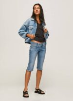 žene traper 3/4 traper kratke hlače uobičajenog kroja Pepe Jeans JZ8H508