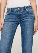 žene traper alex ravne traperice niskog struka Pepe Jeans JZ8H24 - Slika 4