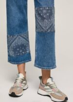 žene traper ani traperice srednjeg kroja opuštenog kroja Pepe Jeans JZ8H87 - Slika 4