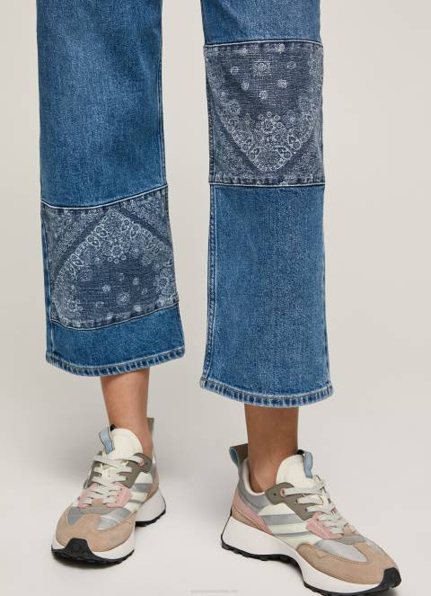 žene traper ani traperice srednjeg kroja opuštenog kroja Pepe Jeans JZ8H87 - Slika 4