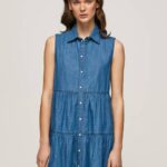 žene traper arya kratka traper haljina Pepe Jeans JZ8H183