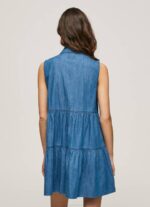 žene traper arya kratka traper haljina Pepe Jeans JZ8H183 - Slika 4