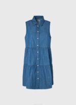 žene traper arya kratka traper haljina Pepe Jeans JZ8H183 - Slika 5