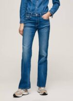 žene traper aubrey traperice srednjeg kroja Pepe Jeans JZ8H68 - Slika 2