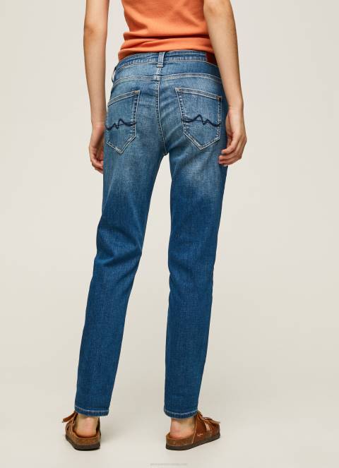 žene traper carey traperice srednjeg kroja opuštenog kroja Pepe Jeans JZ8H80 - Slika 4