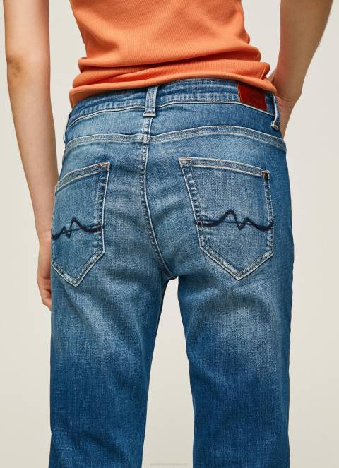 žene traper carey traperice srednjeg kroja opuštenog kroja Pepe Jeans JZ8H80 - Slika 5