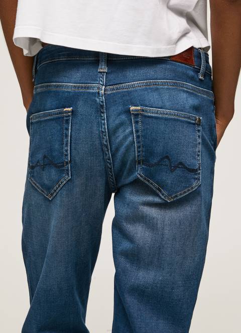 žene traper carey traperice srednjeg kroja opuštenog kroja Pepe Jeans JZ8H86 - Slika 5