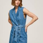 žene traper carmen kratka traper haljina Pepe Jeans JZ8H154