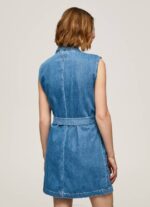 žene traper carmen kratka traper haljina Pepe Jeans JZ8H154 - Slika 4