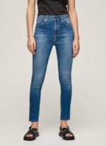 žene traper dion uske traperice visokog struka Pepe Jeans JZ8H41 - Slika 2