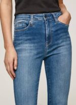 žene traper dion uske traperice visokog struka Pepe Jeans JZ8H41 - Slika 3