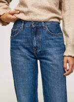 žene traper dover opuštene traperice visokog struka Pepe Jeans JZ8H83 - Slika 3