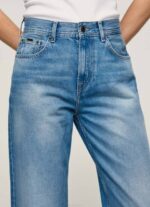 žene traper dover opuštene traperice visokog struka Pepe Jeans JZ8H84 - Slika 3