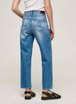 žene traper dover opuštene traperice visokog struka Pepe Jeans JZ8H84 - Slika 4