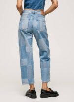 žene traper dover široke traperice visokog struka Pepe Jeans JZ8H88 - Slika 4