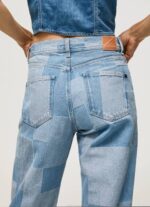 žene traper dover široke traperice visokog struka Pepe Jeans JZ8H88 - Slika 5