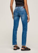 žene traper gen ravne traperice srednjeg struka Pepe Jeans JZ8H32 - Slika 5