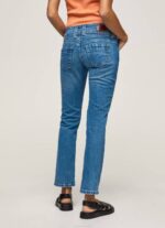 žene traper gen ravne traperice srednjeg struka Pepe Jeans JZ8H34 - Slika 4