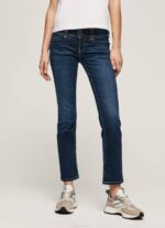 žene traper gen ravne traperice srednjeg struka Pepe Jeans JZ8H4 - Slika 2