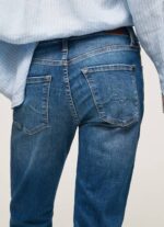 žene traper grace slim fit traperice visokog struka Pepe Jeans JZ8H70 - Slika 5