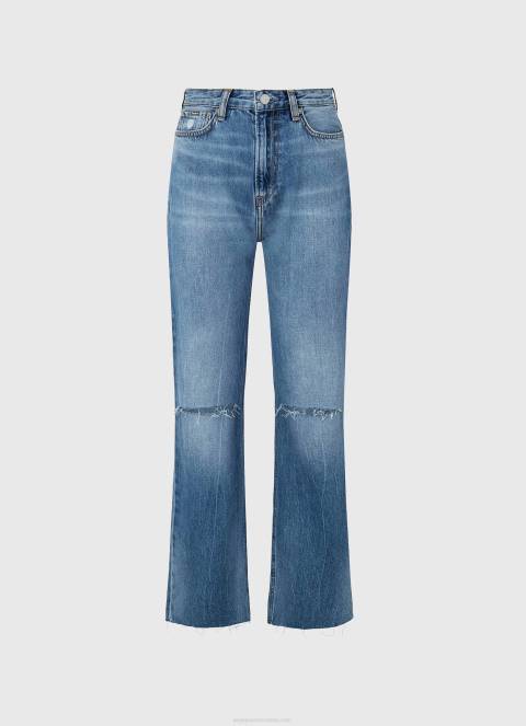 žene traper harper traperice visokog struka s lepršavim krojem Pepe Jeans JZ8H64 - Slika 5