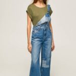 žene traper kombinezon od pamučnog trapera Pepe Jeans JZ8H98