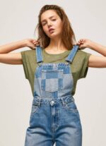 žene traper kombinezon od pamučnog trapera Pepe Jeans JZ8H98 - Slika 3