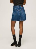 žene traper kratka pamučna traper suknja Pepe Jeans JZ8H99 - Slika 4