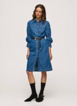 žene traper kratka traper košulja haljina Pepe Jeans JZ8H101