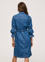 žene traper kratka traper košulja haljina Pepe Jeans JZ8H101 - Slika 4