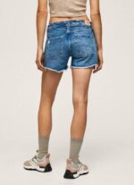 žene traper kratke traper hlače regularnog kroja Pepe Jeans JZ8H103 - Slika 4