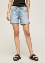 žene traper kratke traper hlače regularnog kroja Pepe Jeans JZ8H492 - Slika 2
